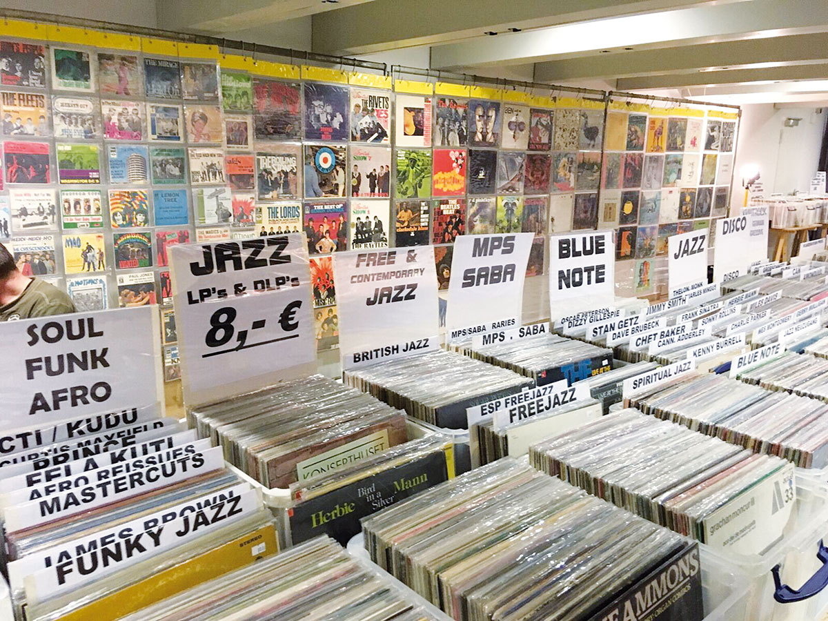 Schallplatten in Hülle und Fülle