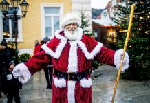 Weihnachtsmarkt in Verden In Verden kommt der Weihnachtsmann