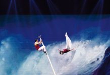 Feuerwerk der Turnkunst China National Acrobatic Troupe