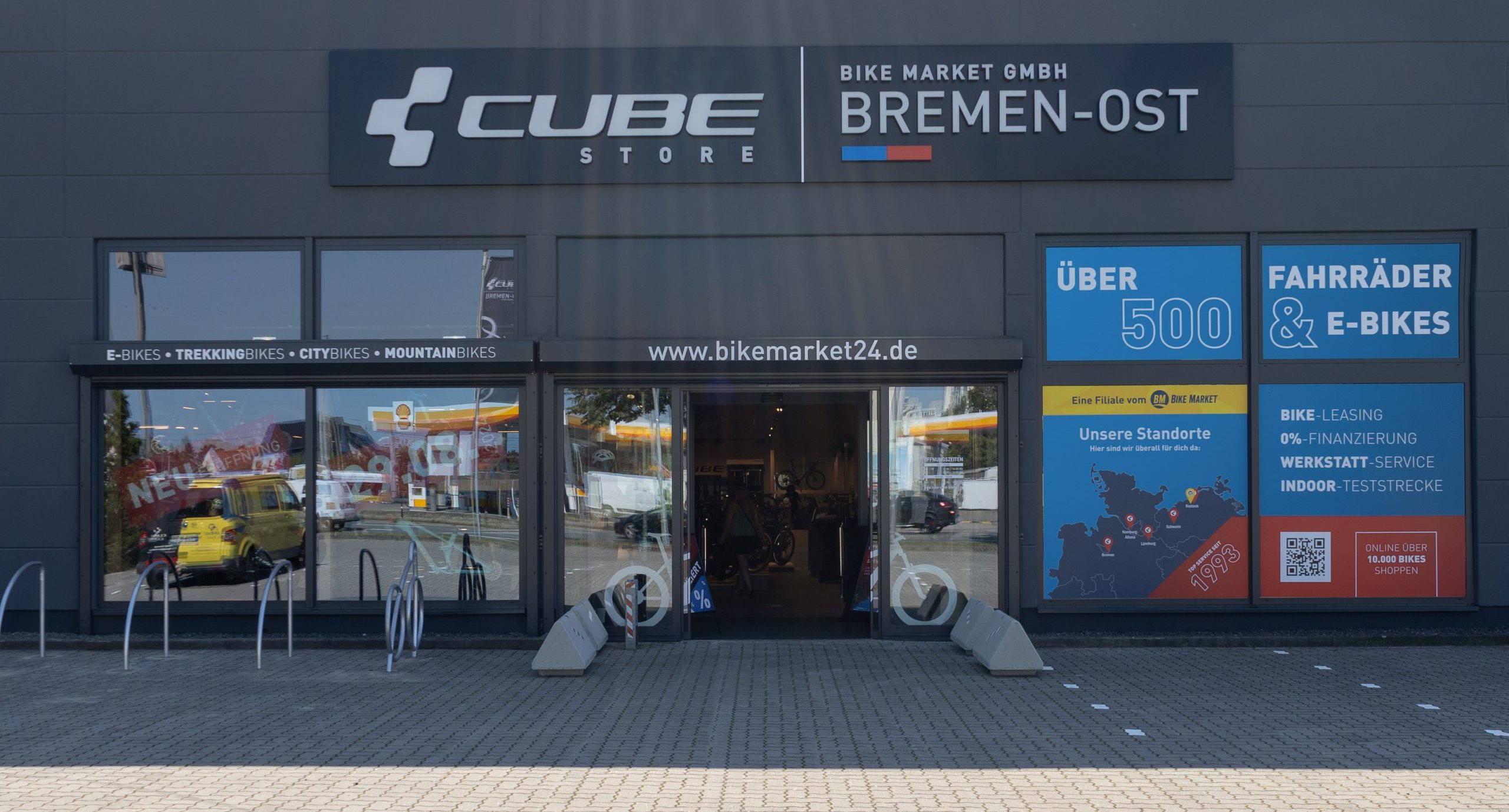 Der Cube Store in Bremen-Ost Foto: Bikemarket GmbH