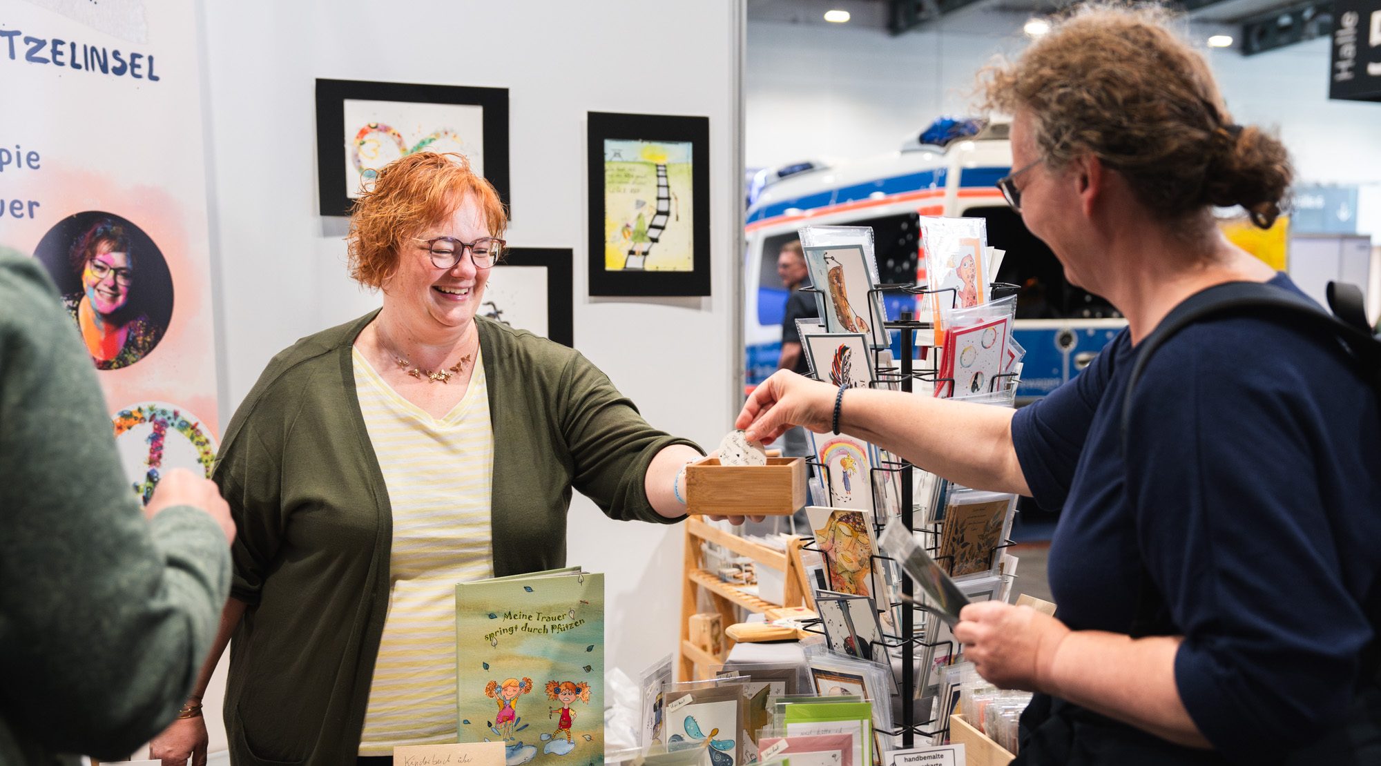 Die Leben und Tod Messe ist ein besonderer Ort für fachkundigen Austausch Foto: dotsnboxes