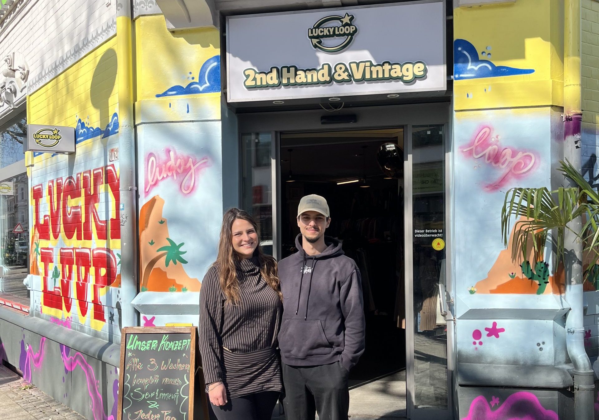 Das Betreiberpaar Elias Urlu und Lousia Rix Foto: Mika Dunkel